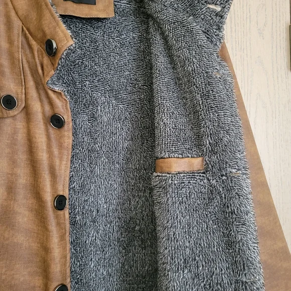 MENS NWOT KP FASHION MAN Faux leather Jacket - Picture 4 of 13